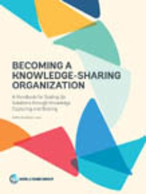 cover image of Becoming a Knowledge-Sharing Organization